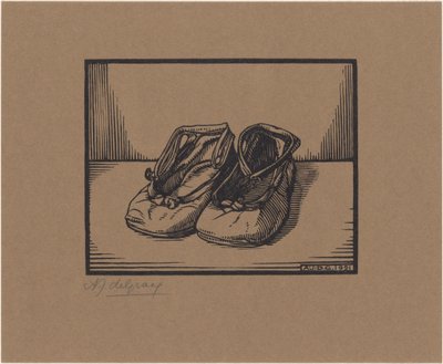 Paar di scarpe da Julie de Graag (signed by artist)