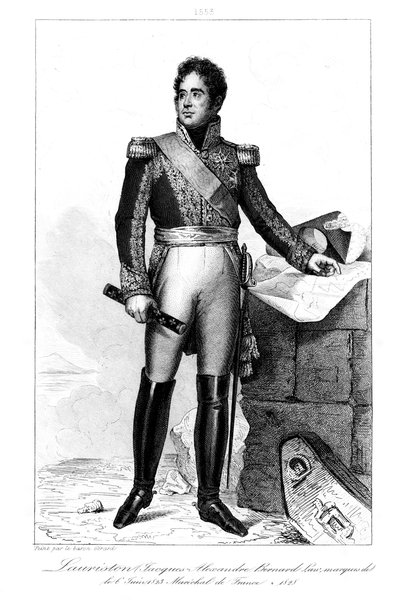 Jacques Lauriston 1768-1828, Marchese di Lauriston, 1839 da Julien Leopold Boilly