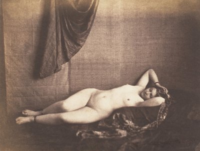 Nudo reclinato, 1851-53 da Julien Vallou de Villeneuve