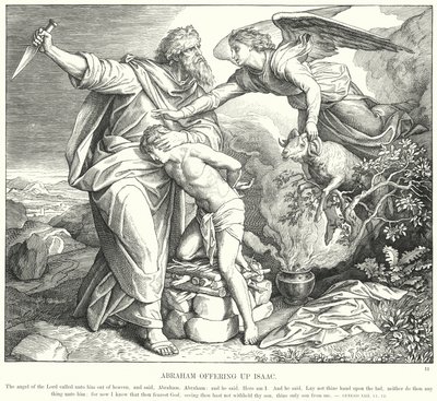 Abramo che Offre Isacco da Julius (after) Schnorr von Carolsfeld