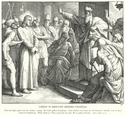 Cristo è portato davanti a Caifa da Julius (after) Schnorr von Carolsfeld