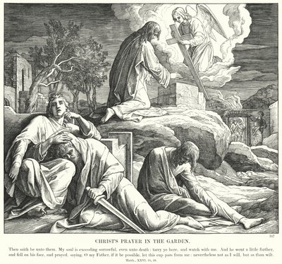 La Preghiera di Cristo nel Giardino da Julius (after) Schnorr von Carolsfeld