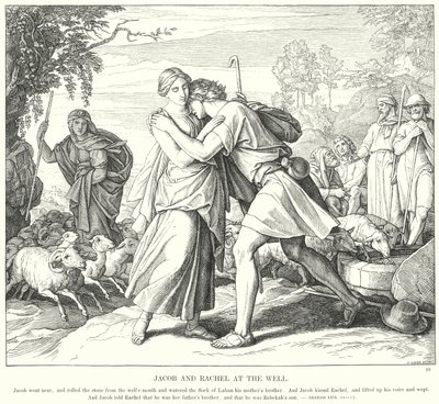 Giacobbe e Rachele al Pozzo da Julius (after) Schnorr von Carolsfeld