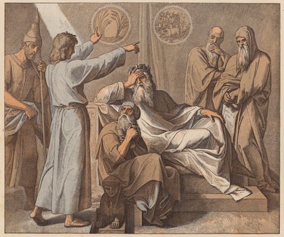 Giuseppe interpreta i sogni del Faraone, Genesi, XLI, 25 da Julius (after) Schnorr von Carolsfeld