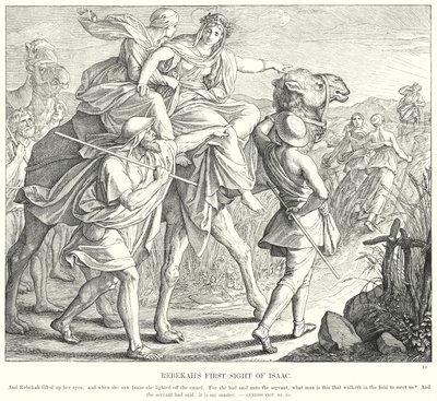 Il Primo Incontro di Rebecca con Isacco da Julius (after) Schnorr von Carolsfeld