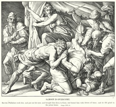 Sansone è Sconfitto da Julius (after) Schnorr von Carolsfeld