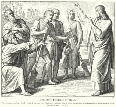 I Primi Discepoli di Gesù da Julius (after) Schnorr von Carolsfeld