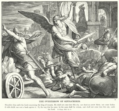 La Sconfitta di Sennacherib da Julius (after) Schnorr von Carolsfeld