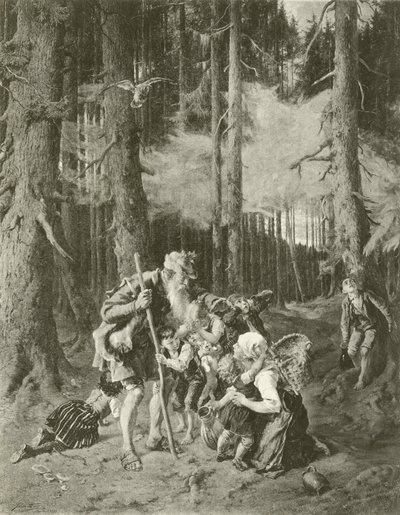 Il Fedele Eckart (incisione) da Julius Adam