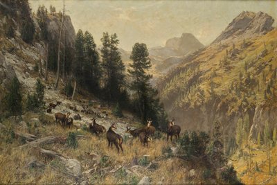 Autunno in alta montagna da Julius Arthur Thiele