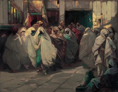 Scena di strada tunisina da Julius C. Rolshoven