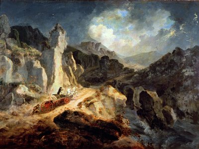 Un faeton in un temporale da Julius Caesar Ibbetson