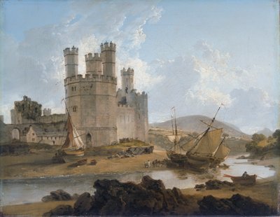 Castello di Caernarvon, 1792 da Julius Caesar Ibbetson