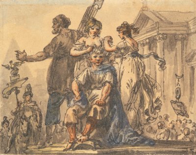 Die Bildung der Bürgerkrone da Julius Caesar Ibbetson