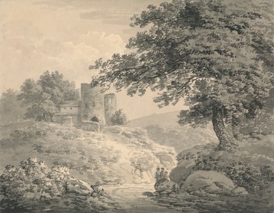 Paesaggio con Torre in Rovina da Julius Caesar Ibbetson