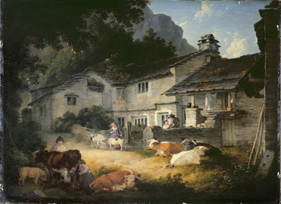 La casa del pittore, Ambleside da Julius Caesar Ibbetson