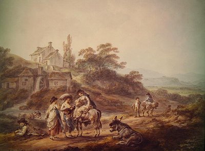 Il mulino ad acqua da Julius Caesar Ibbetson