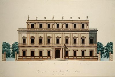 Progetto per la facciata anteriore del Municipio di Kassel da Julius Eugen Ruhl