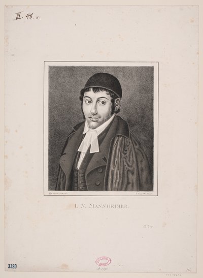 Rabbino I.N. Mannheimer da Julius Friedlænder