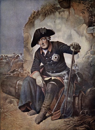 Federico il Grande, Re di Prussia da Julius Friedrich Anton (after) Schrader