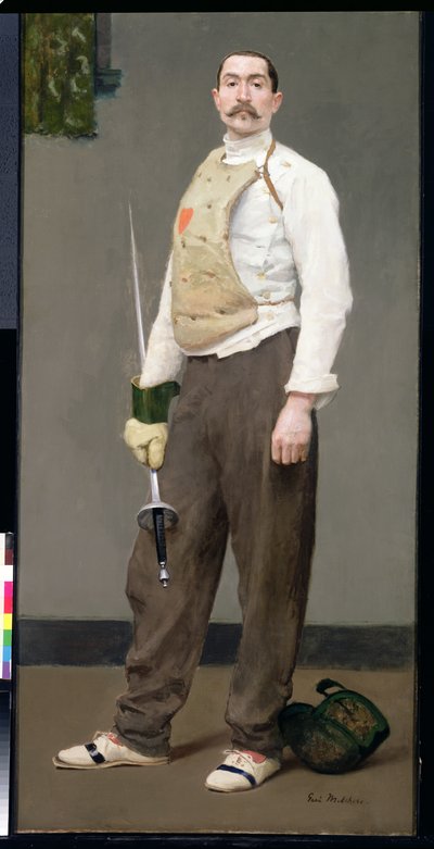 Il maestro di scherma, c.1900 da Julius Gari Melchers