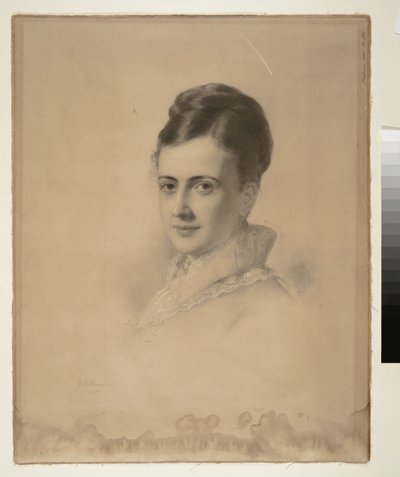 Ritratto di Mrs. Potter Palmer (Bertha Palmer), 1874 da Julius Gollmann