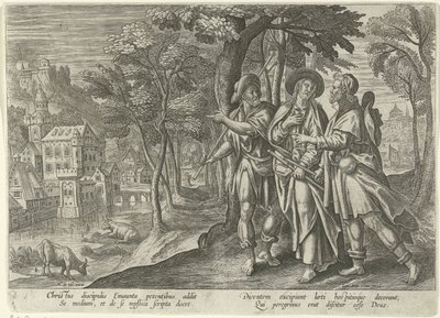 Discepoli di Emmaus da Julius Goltzius