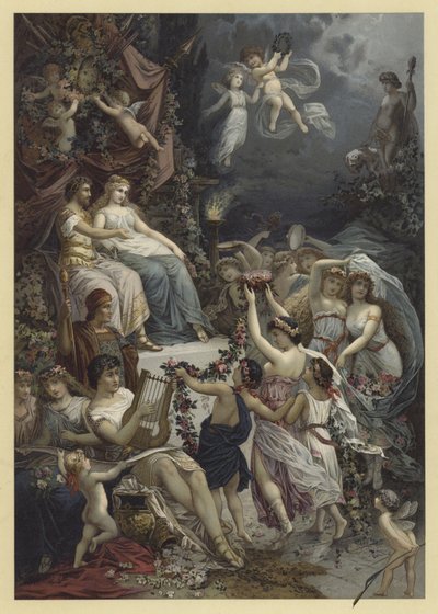 Illustrazione per Sogno di una notte di mezza estate da Julius Hoeppner