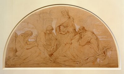 Giobbe con i suoi amici da Julius Hubner