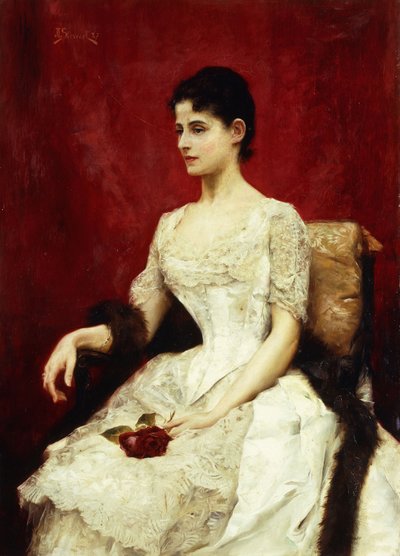 Rose Cremisi e Pizzo da Julius Leblanc Stewart