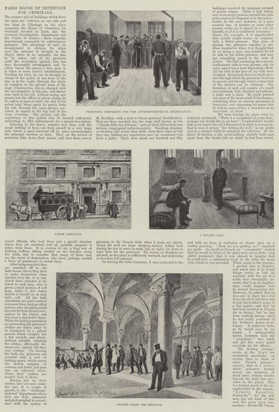 Casa di detenzione per criminali di Parigi da Julius Mandes Price