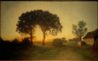 Le due querce. Dalla zona vicino a Vallø da Julius Paulsen