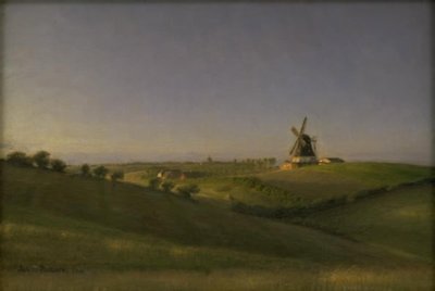 Paesaggio a Kolding, Jutland, al tramonto da Julius Paulsen
