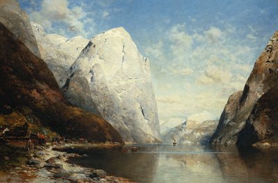 Un fiordo norvegese da Julius Rose