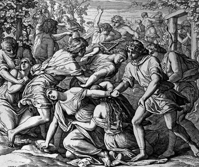Rapimento delle figlie di Israele da Julius Schnorr von Carolsfeld