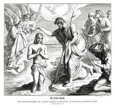Battesimo di Cristo, Vangelo di Marco da Julius Schnorr von Carolsfeld