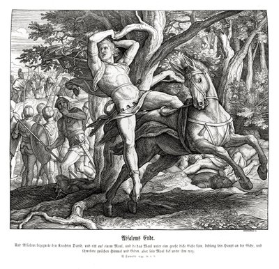 La morte di Assalonne, 2 Samuele da Julius Schnorr von Carolsfeld