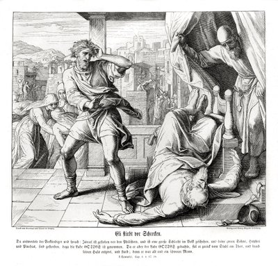 La morte di Eli da Julius Schnorr von Carolsfeld
