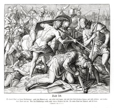 Morte di Saul da Julius Schnorr von Carolsfeld