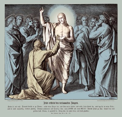 Tommaso dubbioso, Vangelo di Giovanni da Julius Schnorr von Carolsfeld