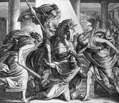 Espulsione di Eliodoro da Julius Schnorr von Carolsfeld