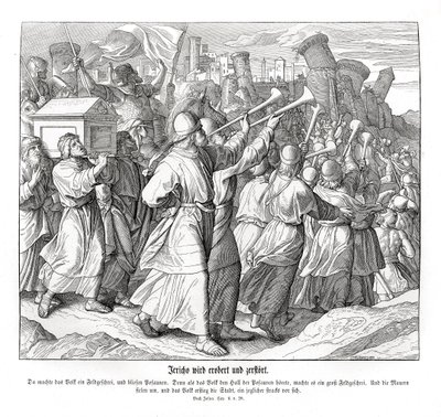 La caduta di Gerico, Giosuè da Julius Schnorr von Carolsfeld