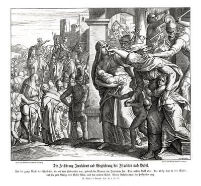 Caduta di Gerusalemme, 2 Re da Julius Schnorr von Carolsfeld