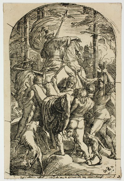 Hagen lascia che il corpo di Siegfried venga portato a casa dalla foresta da Julius Schnorr von Carolsfeld