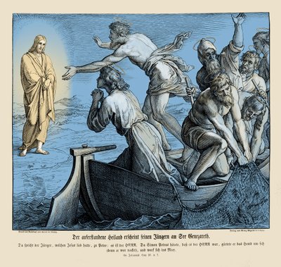 Gesù appare ai suoi discepoli, Vangelo di Giovanni da Julius Schnorr von Carolsfeld