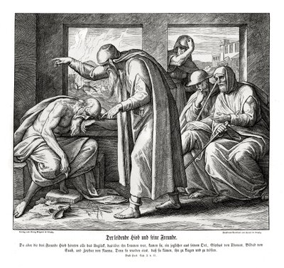 Gli amici di Giobbe, Giobbe da Julius Schnorr von Carolsfeld
