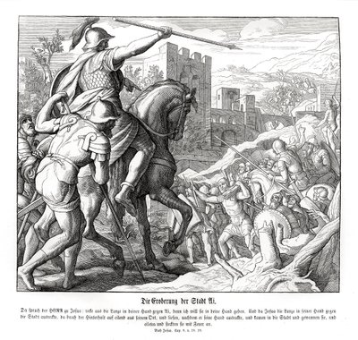 Giosuè conquista la città di Ai, Giosuè da Julius Schnorr von Carolsfeld