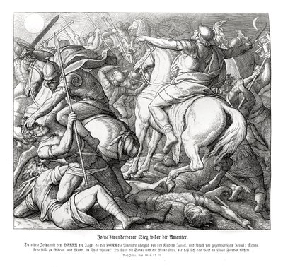 La vittoria di Giosuè sugli Amorrei, Giosuè da Julius Schnorr von Carolsfeld