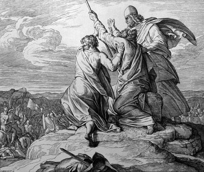 Miracolo di Mosè da Julius Schnorr von Carolsfeld
