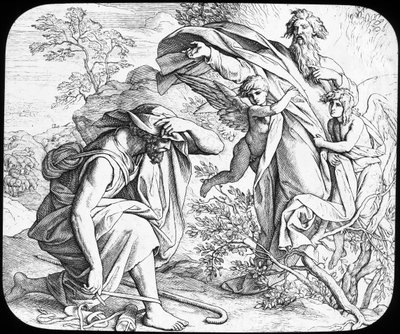 Mosè e il Roveto Ardente da Julius Schnorr von Carolsfeld